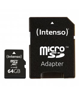 Intenso 64GB MicroSDHC MicroSDXC Klases 10