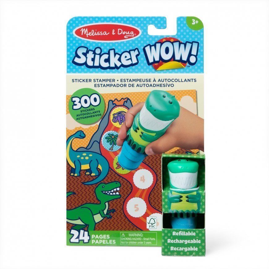 MELISSA & DOUG Sticker WOW! Activity Pad Set - Dinosaurs – 5