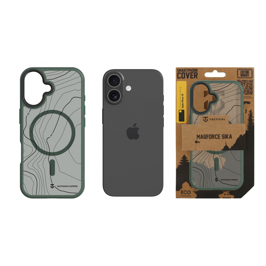 Tactical MagForce Hyperstealth Sika Cover for iPhone 16 Forest G – 2