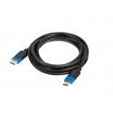 Lanberg CA-HDMI-30CC-0030-BK HDMI-kaapeli 3 m HDMI-tyyppi A (vakio) musta