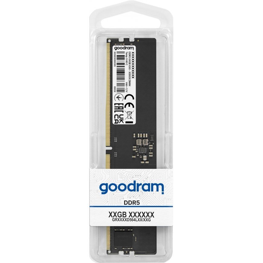 Goodram Pami?? DDR5 16GB/4800 CL40 - 16 GB модуль памяти 1 x 16 GB Error-correcting code (ECC)
