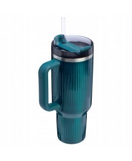Thermos mug with straw The Quencher H2.0 Fluted Tumbler 1.18L gl