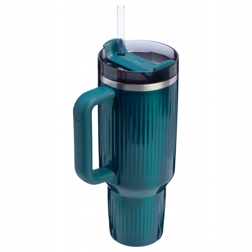 Termoskruus kõrrega The Quencher H2.0 Fluted Tumbler 1.18L läiki