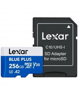 ATMINIMAS MICRO SDXC 256GB UHS-I/W/A LMSBLPL256G-BNANG LEXAR