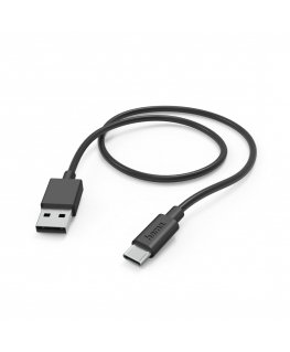 Hama 00201594 USB кабель USB 2.0 1 m USB A USB C Черный