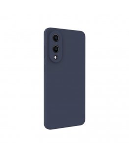 Samsung Galaxy S25 Edge Premium Magnetic Soft Touch Silicone Case Midnight Blue