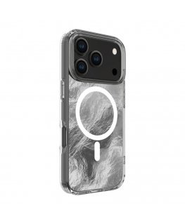 Apple iPhone 17 Pro IMD Glacier dėklas su Magsafe pilkas