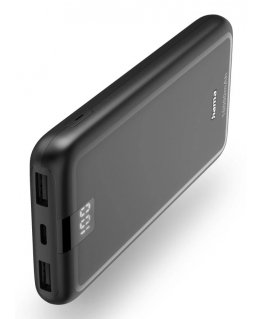 Hama 00201709 power bank Lithium Polymer (LiPo) 10000 mAh Anthracite