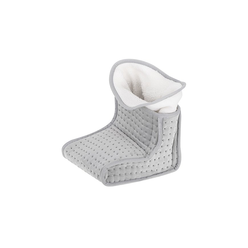 Adler AD 7432 electric blanket Electric heated wrap 100 W Grey, White Plush, Synthetic wool – 2