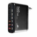 Spacetronik Зарядная станция 140W GaN SR103 LED 6 USB PD+QC3.0 Spacetronik Зарядная станция 140W GaN SR103 LED 6 USB PD+QC3.0