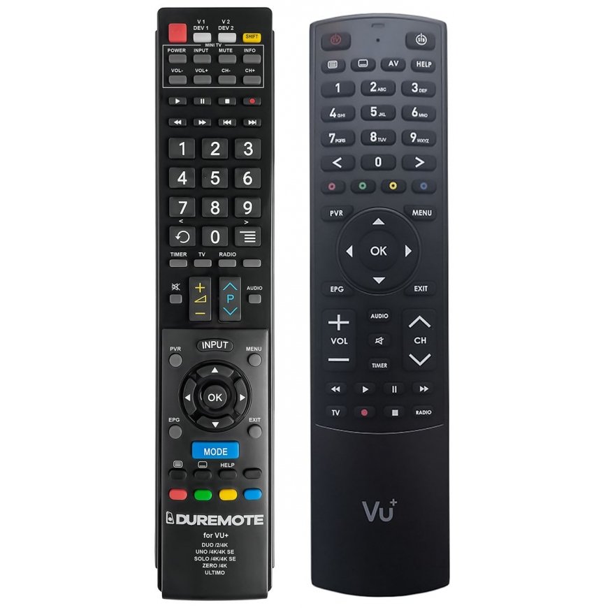 VU+ Zero Uno 4K IR300 kaukosäädin
