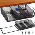 Drawer under the table, steel, black, Spacetronik Drawer under the table, steel, black, Spacetronik