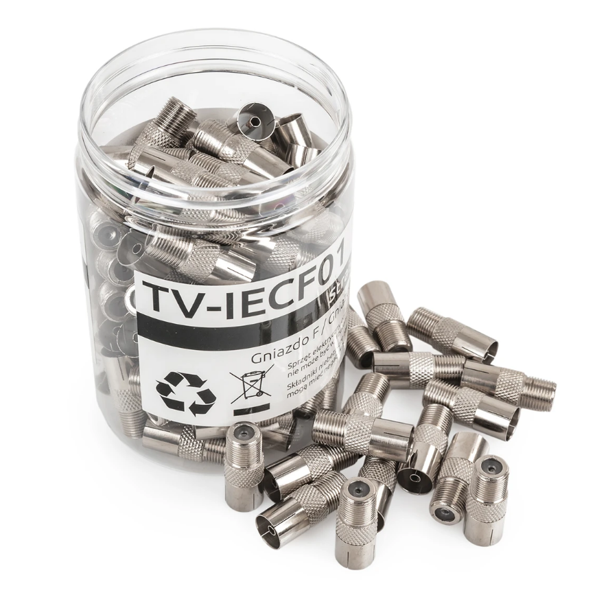Spacetronik F Socket / TV Socket Spacetronik TV-IECF01 100 pcs. (23733)
