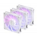 Blackstorm Luna UF120 ARGB PWM Reverse -ventilators, balts, 120 mm, 3 gab. Blackstorm Luna UF120 ARGB PWM Reverse -ventilators, balts, 120 mm, 3 gab.