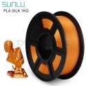 Sunlu Silk PLA+ -lanka - 1,75 mm - 1 kg Messinki