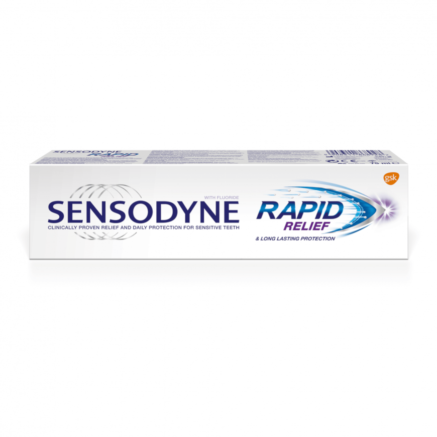 Sensodyne Hammastahna „Rapid Relief“ fluorin kanssa, 75 ml – 2