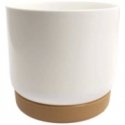 Oem iseismis laistantis gėlių pott – 14.5 cm – valge – koos Oem iseismis laistantis gėlių pott – 14.5 cm – valge – koos