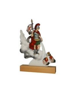 Metal Trophy with Marble Base - Firefighters