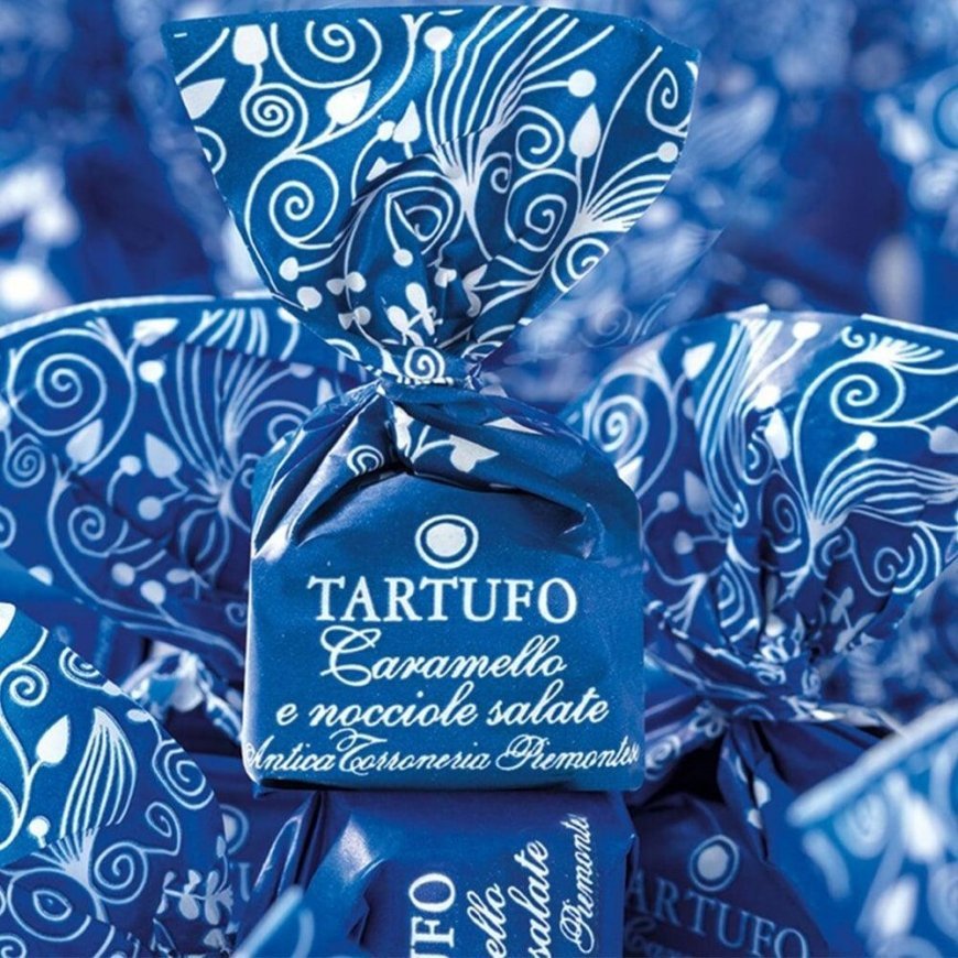 Antica Torroneria Piemontese Šokolādes trifeļi TARTUFI CARAMELLO EL NOCCIOLE SALATE 200g – 2