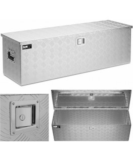 MSW Rakinama aliuminio transportēšanas rīku kaste 150 l 124 x 38,5 x 38,5 cm