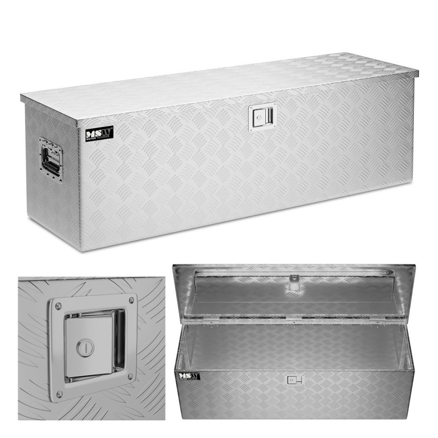 MSW Aluminum Transport Tool Box 150 L 124 x 38.5 x 38.5 cm – 2
