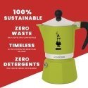 Bialetti Rainbow Mokakohvi kann Must, Roheline Bialetti Rainbow Mokakohvi kann Must, Roheline