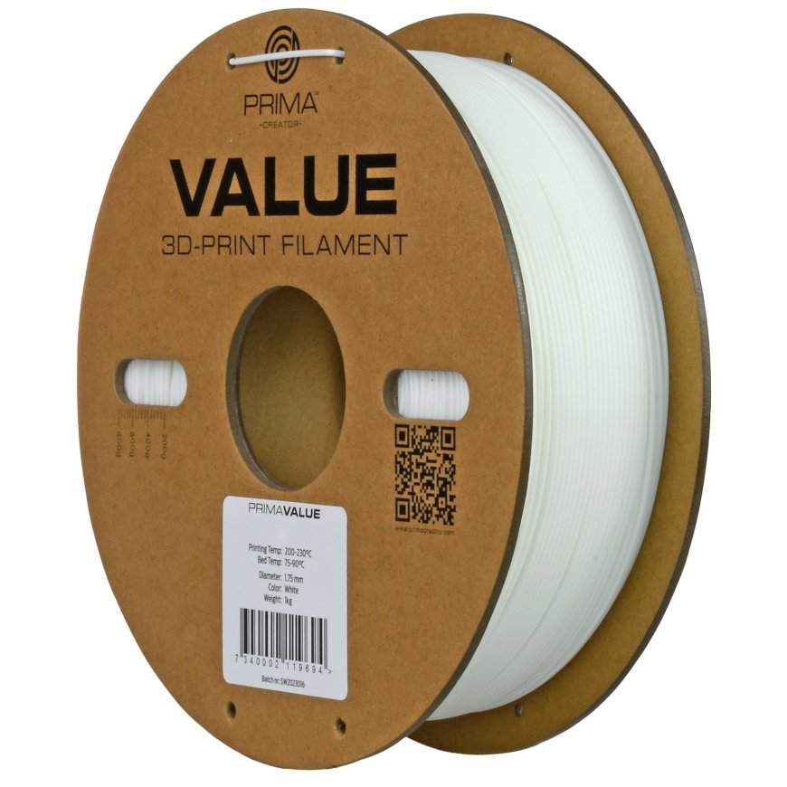 3D Prima 12789 3D printing material ABS White 1 kg – 2