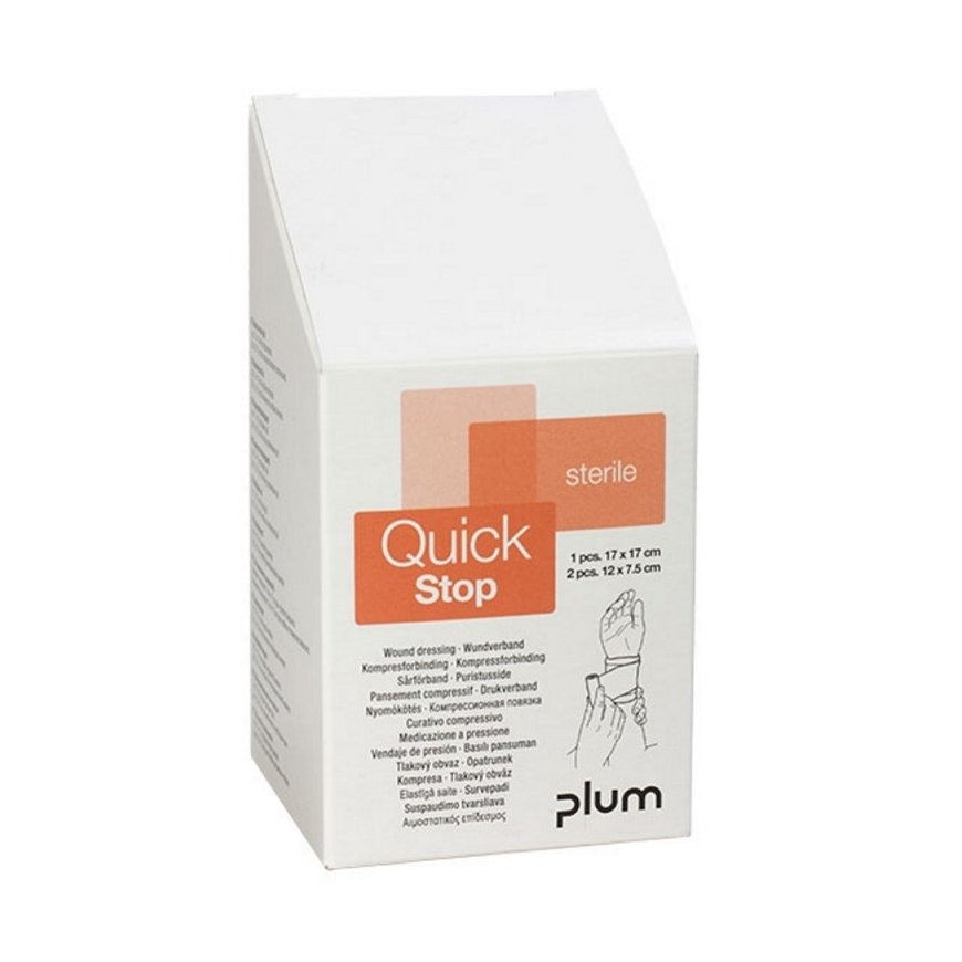 Бинт для остановки кровотечения PLUM QuickStop, 3 шт.