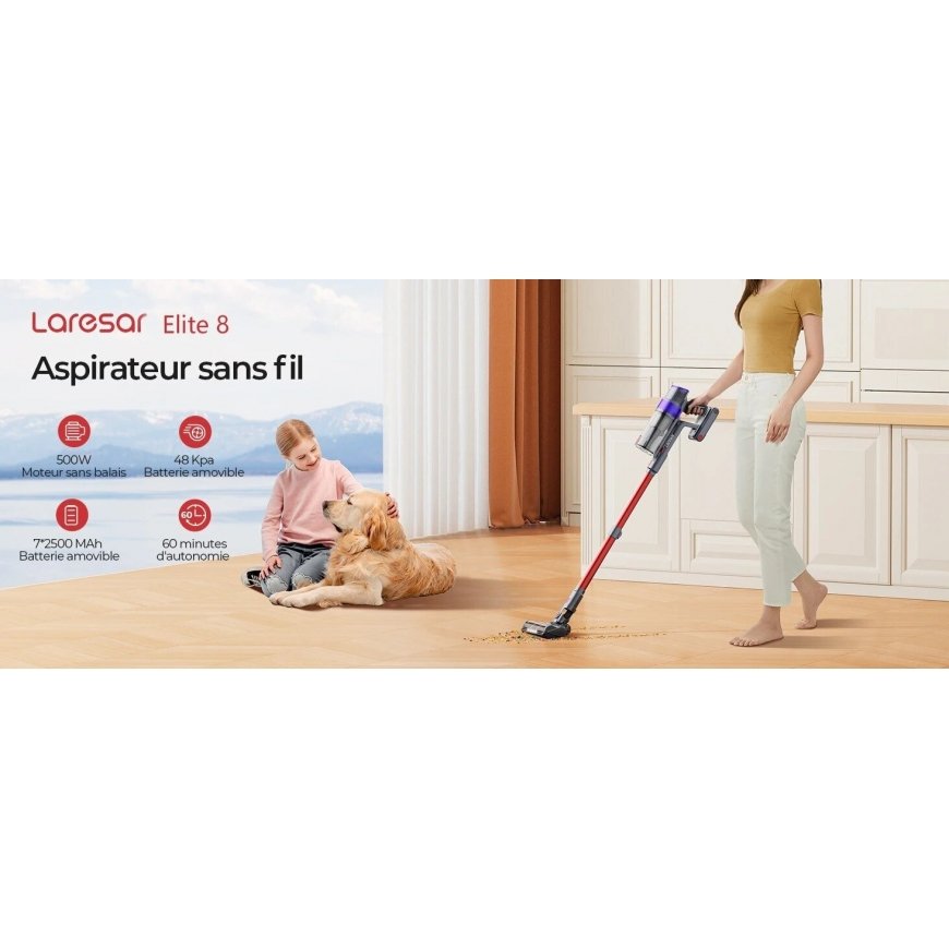 Laresar Elite 8 cordless vertical vacuum cleaner – 2