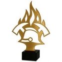 Metal Trophy with Marble Base - Firefighters - Distinctive Signs Metal Trophy with Marble Base - Firefighters - Distinctive Signs