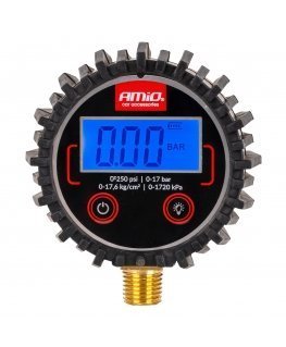 Elektroniskais asinsspiediena mērītājs, digitālais manometrs, 17 bar, amio-04463