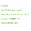Cocoon Kerge Reisivilti, Ruut, 220 x 90 cm, 100 % Siid, loojang