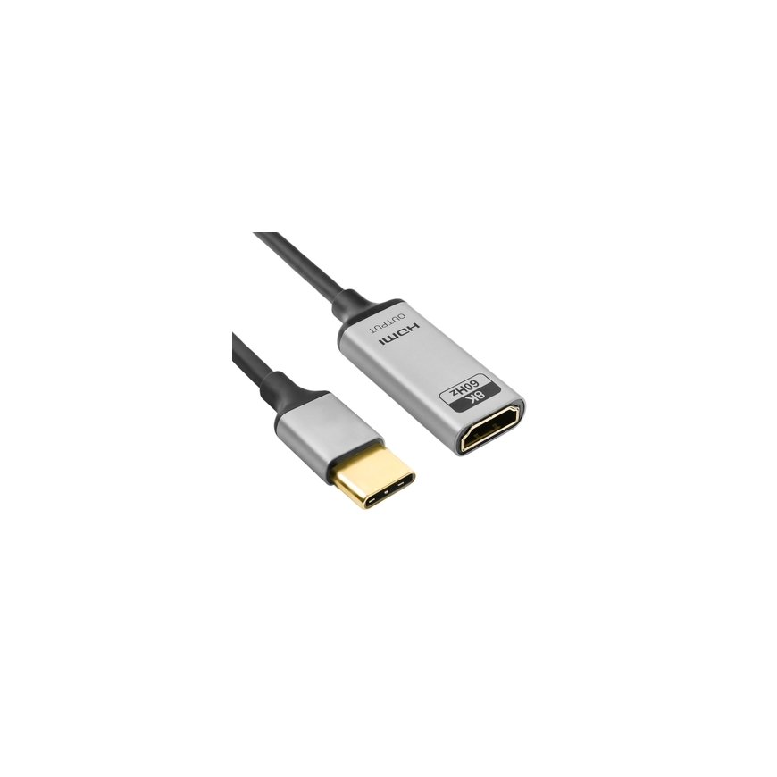Adapteris USB-C 3.1 HDMI 8K Spacetronik 0.2m