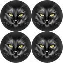 Bertoni 4D Round Table Mat Set - NERO Bertoni 4D Round Table Mat Set - NERO