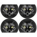 Bertoni 4D Round Table Mat Set - NERO Bertoni 4D Round Table Mat Set - NERO