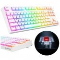 Rampage Mekaaninen näppäimistö TKL GHOST Huano Punainen Kytkin Valkoinen Rampage Mekaaninen näppäimistö TKL GHOST Huano Punainen Kytkin Valkoinen