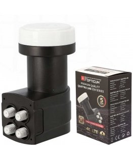 Opticum Raudonas 03H PREMIUM QUAD LNB Converter