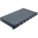 Helos 375557 телекоммуникационная стойка 1U Черный