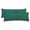 RESTILO decorative cushion cover SOFTA, green, pressed, style – glamorous, material type – textile, microfiber, 50x70.