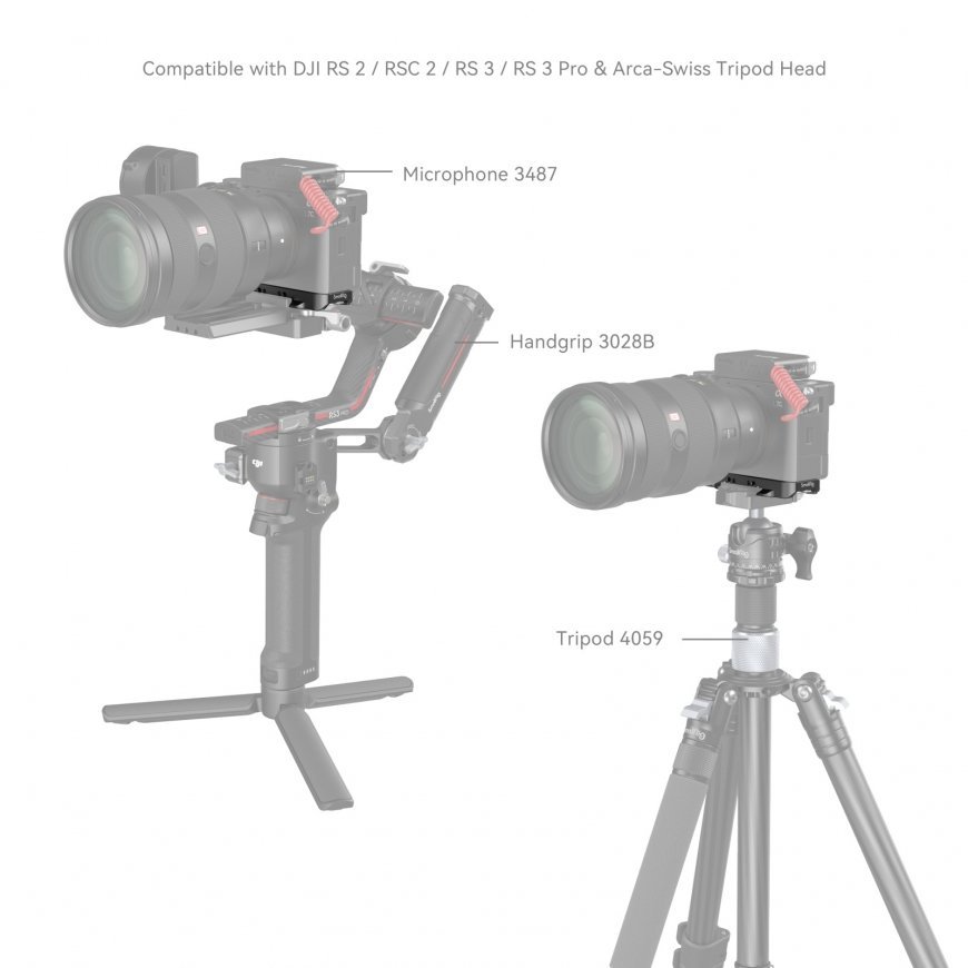 SmallRig 4438 paigaldustarvik kaamerale Kinnitusplaat – 4