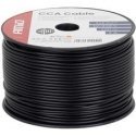 Black connection cable cca 1x1mm2 100m 5a 12/230v amio-04454 Black connection cable cca 1x1mm2 100m 5a 12/230v amio-04454