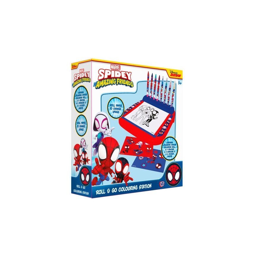Cyp Brands Marvel Spidey ролловая раскраска и игровая станция