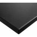 Spacetronik Universālais galda tops 120x60x1.8 cm Melns P