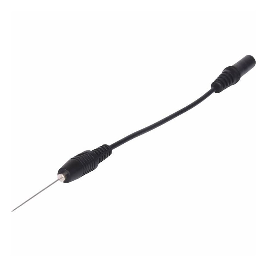 Stripping wires with 4 mm Peaktech TKS-4 tips – 2