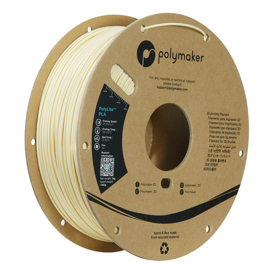 PrimaCreator PrimaSelect PLA 1.75 mm 1 kg - Baltas