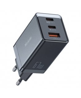Ldnio USB Lādētājs 30W ar LED paneli USB-C USB-C kabeli