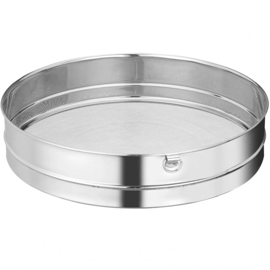 Hendi Stainless Steel Sieve for Sifting Flour, Diameter 358 x 76 mm