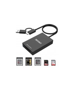 Spacetronik SPU-CR06 SD kortelių skaitytuvas USB-A ir USB-C