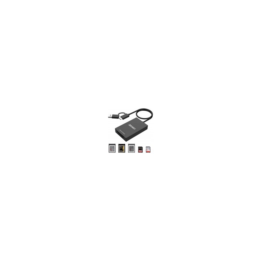 Spacetronik SPU-CR06 SD kortelių skaitytuvas USB-A ir USB-C