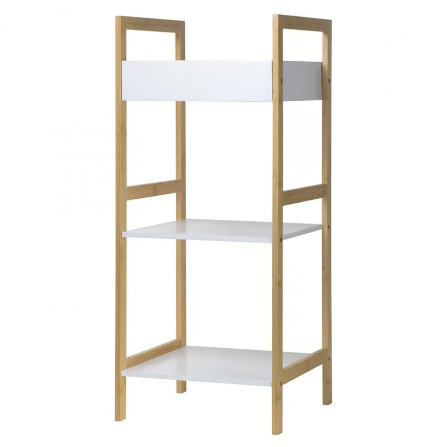 Vannitoarack 3 riiulit Scandic valge JOTTA